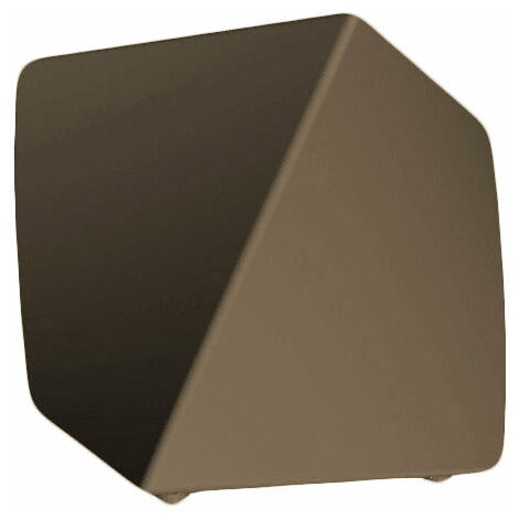 Vaso 45x45 cm in Resina Arkema Twisty Vase Dove Grey