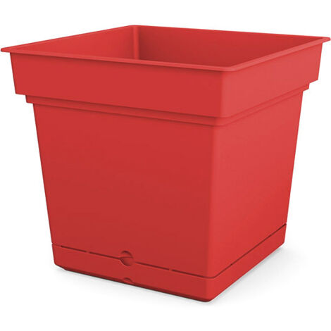 Vaso 46,8x46,8x43 cm in Polipropilene Still 47 Scarlet