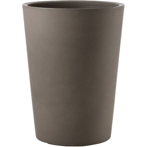 Vaso Ø49x65 cm in Polietilene Tulli Zamora Essential 65 Cappuccino
