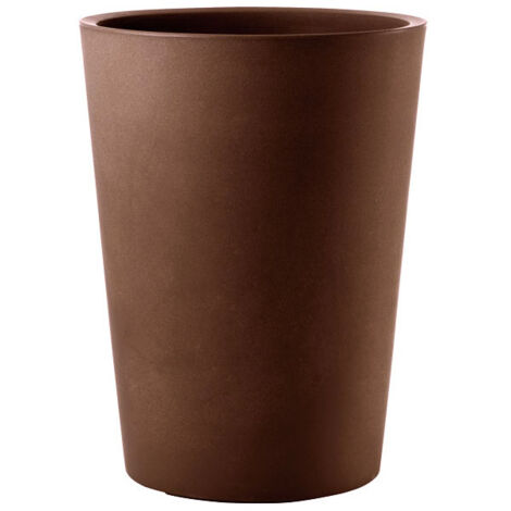 Vaso Ø49x65 cm in Polietilene Zamora 65 Bronzo