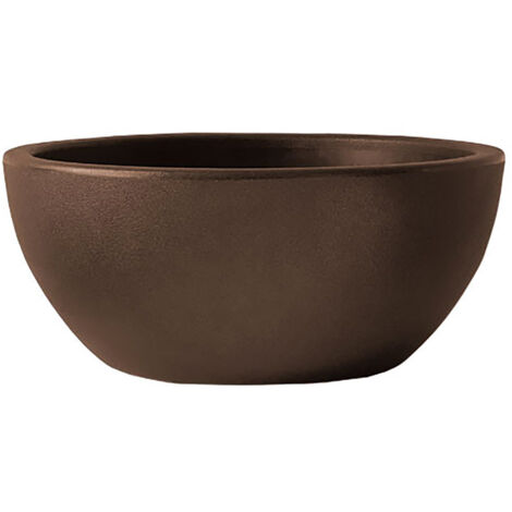 Vaso Ø50x20 cm in Polietilene Era 50 Bronzo