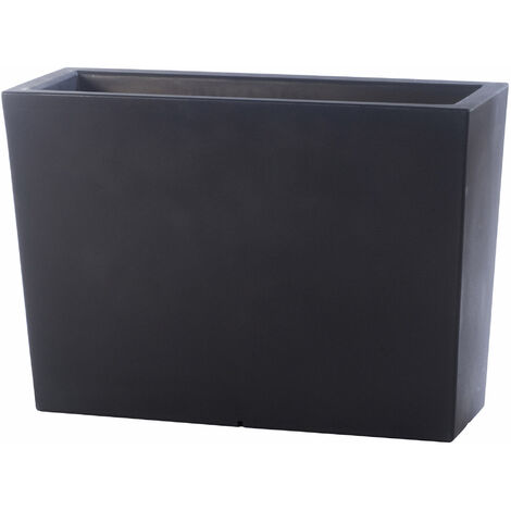 Vaso 50x36x70cm in Resina Tulli Schio Cassa Alta Essential 50 Antracite