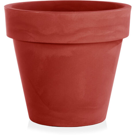 Vaso Ø50x43 cm in Polietilene Tulli Vaso Standard One Essential 50 Rosso Cardinale