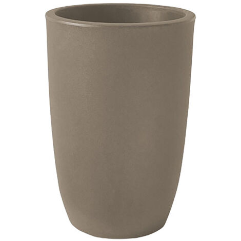 Vaso Ø50x74 cm in Polietilene Meti 50 Cappuccino