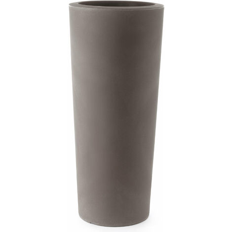 Vaso Ø55x145 cm in Polietilene Schio Cono 145 Cappuccino