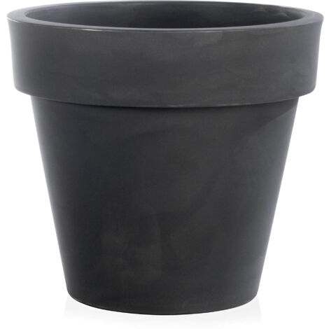 Vaso Ø70x63 cm in Polietilene Tulli Vaso Standard One Essential 70 Antracite