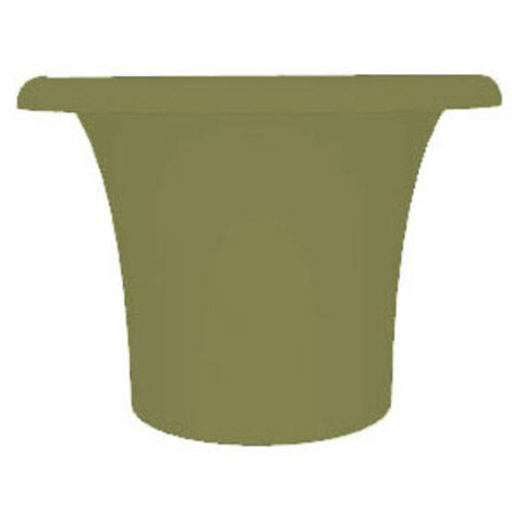 Vaso Ø72x50 cm in Resina Arkema Tummy Vase Dove Grey