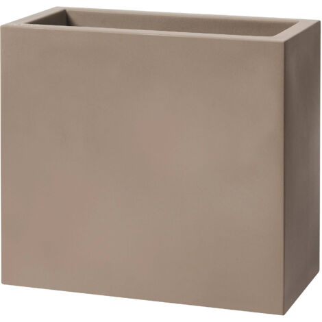 Vaso 79x39x70 cm in Polietilene Schio Tower 80 Cappuccino