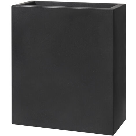 Vaso 79x39x90 cm in Polietilene Schio Tower Maxi 80 Antracite