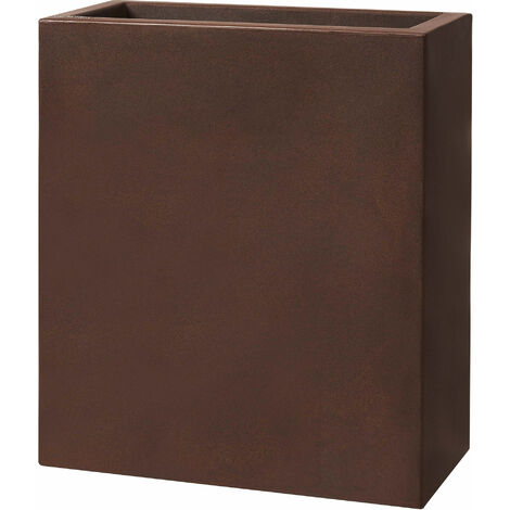 Vaso 79x39x90 cm in Polietilene Schio Tower Maxi 80 Bronzo