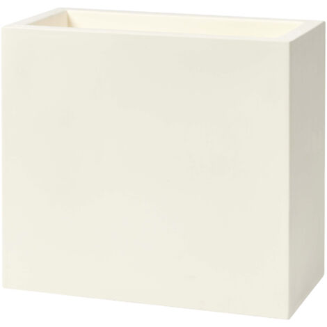 Vaso 99x39x70 cm in Polietilene Schio Tower 100 Bianco