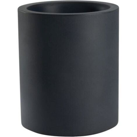 Vaso a cilindro resina ECHO cm. 35 ANTRACITE