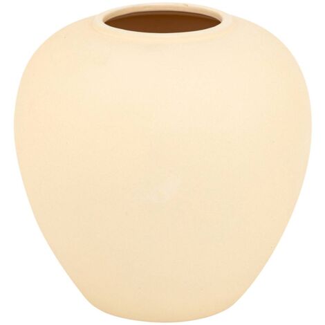 Vaso a sfera rily ceramic beige h22cm - Atmosphera créateur d'intérieur