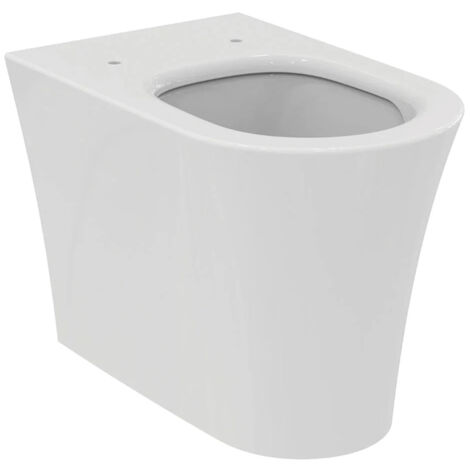 Vaso a terra universale filoparete Acquablade in ceramica bianco lucido - Ideal Standard La Dolce Vita - Senza copri wc