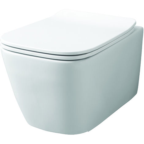 Vaso a16 mini sospeso bianco 36x45 rimless art ceram