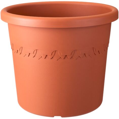 VASO ALGARVE CILINDRO 21CM TERRA ELHO
