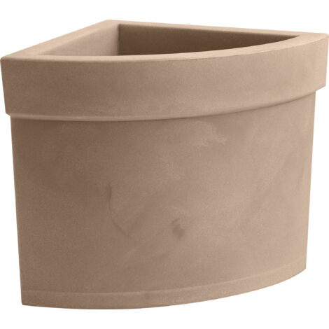 Vaso angolare resina THEMIS cm. 40 AVANA