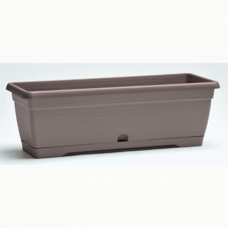 VASO BALCONETTA SIMILCOTTO SPAZZOLATO CM50 TORTORA