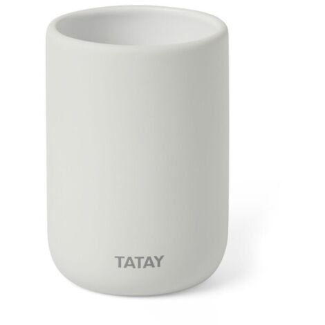 Vaso baño portacepillos 74x105x74mm ceram bl soft tatay