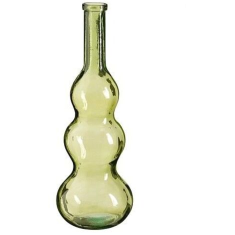 Vaso Benito in vetro riciclato verde chiaro  75x26.5 cm