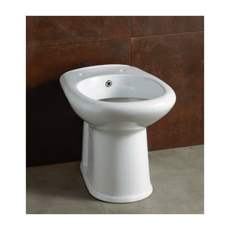 Lavandino Con Bidet Incorporato.Vaso Bidet Alto Disabili Anziani Con Erogatore H 49 Scarico A Pavimento 281627152611