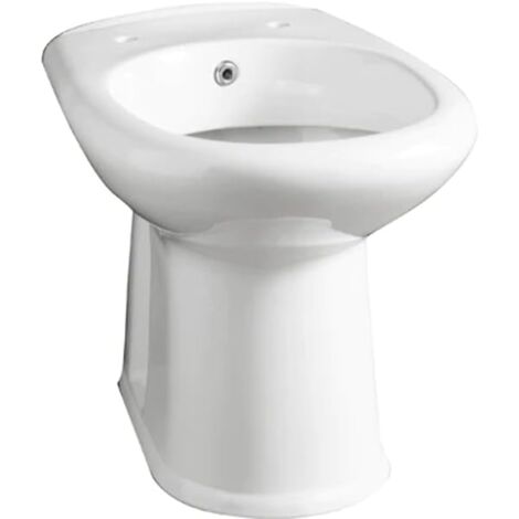 VASO-BIDET CONFORT 40 EROGATORE LINPHA Sanitari Ceramica Bianca Scarico Pavim