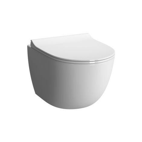 Vaso - Bidet - Sedile Sospeso Rim-Ex Vitra Sento 54 cm Bianco