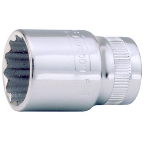 VASO BIHEX. 1/4, 7MM CLIP - BAHCO