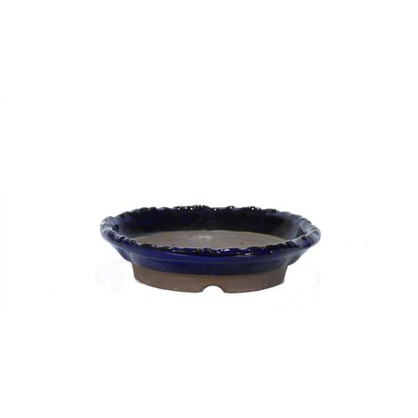 Vaso bonsai kusamono smaltato cm. 18