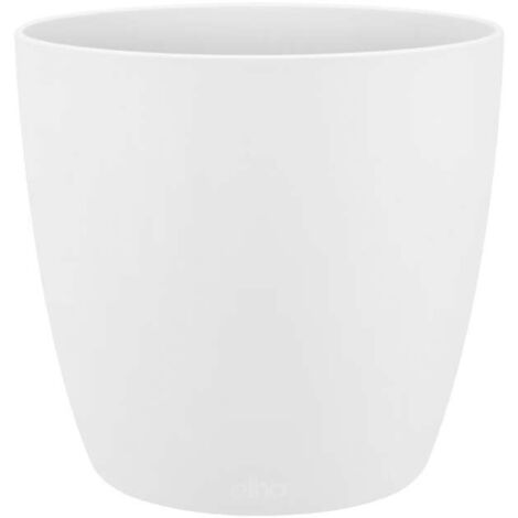 VASO BRUSSELS ROUND 14CM WHITE ELHO