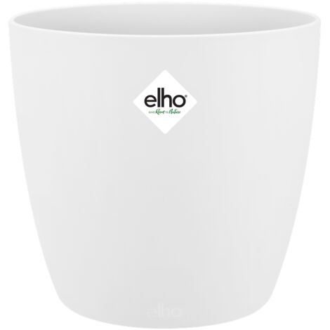 VASO BRUSSELS ROUND 25CM WHITE ELHO