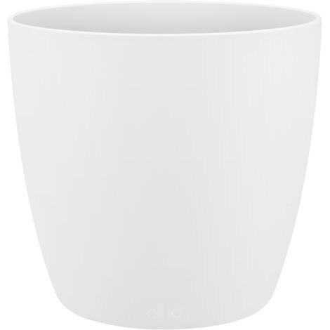 VASO BRUSSELS ROUND MINI 9,5CM WHITE ELHO