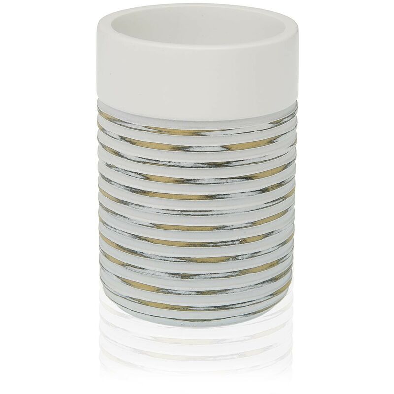 

Vaso Cepillos Blanco Y Gris