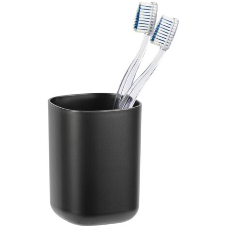 Vaso Cepillos de Dientes WENKO Davos Negro Mate