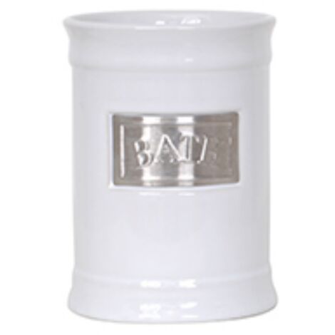 Vaso Cerámica ADELAIDE Blanco MSV