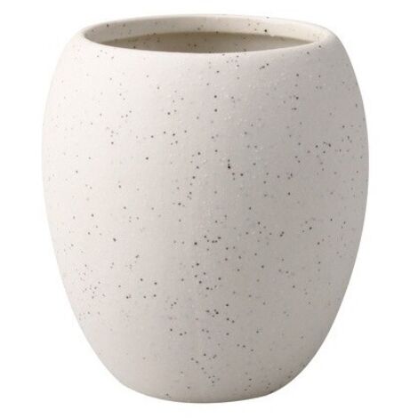 Vaso Cerámica Blanco Mate MSV