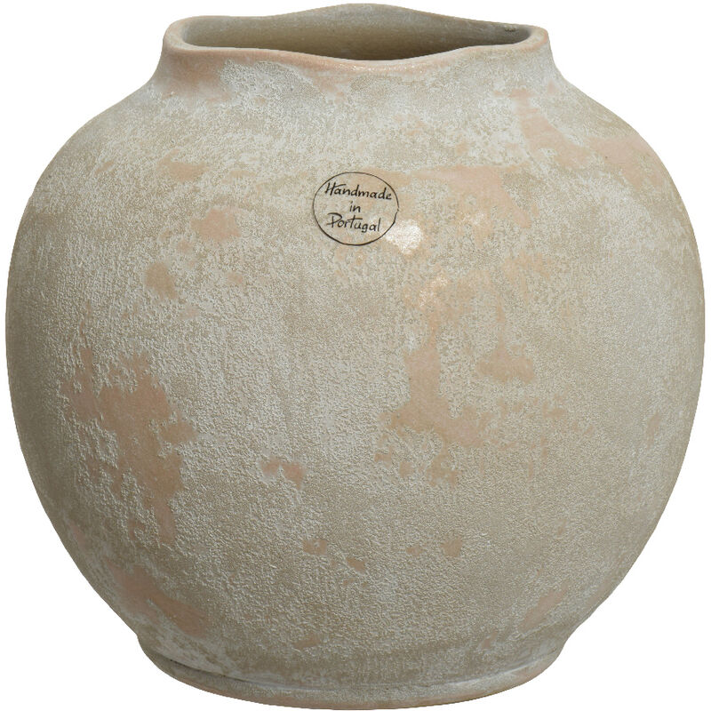 Vase ceramique beige 21CM