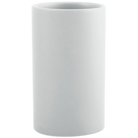 Vaso cerámico TUBE-MATT Blanco mate Spirella