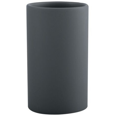 Vaso cerámico TUBE-MATT Gris mate Spirella