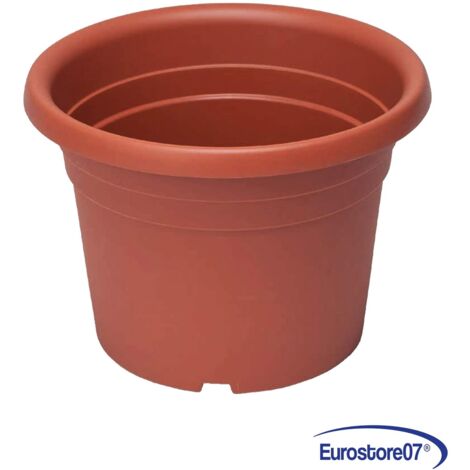 VASO CILINDRICO 'DAHLIA' ø 30 x h.21 Lt. 9 In polipropilene. Senza sottovaso.