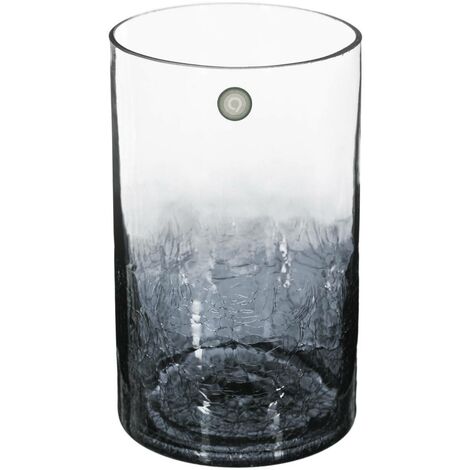 Vaso cilindrico in vetro craquelé h20cm - Atmosphera créateur d'intérieur