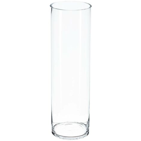 Vaso cilindrico in vetro H50cm - Atmosphera créateur d'intérieur