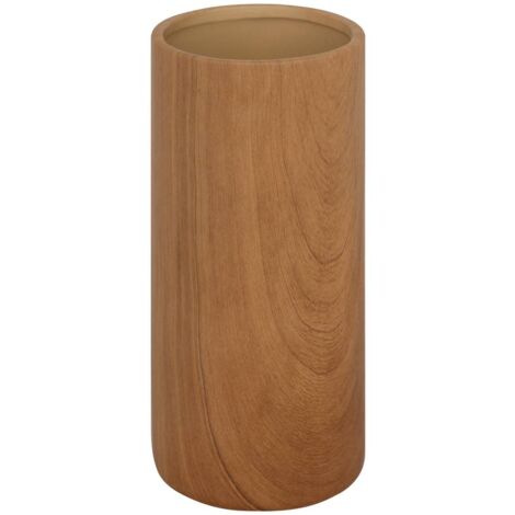 Vaso cilindrico sao in ceramica marrone h20cm - Atmosphera créateur d'intérieur
