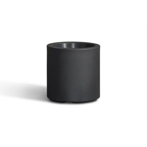 Vaso Cilindro Fenice in resina da 40cm Elbi vari colori - Colore: Antracite