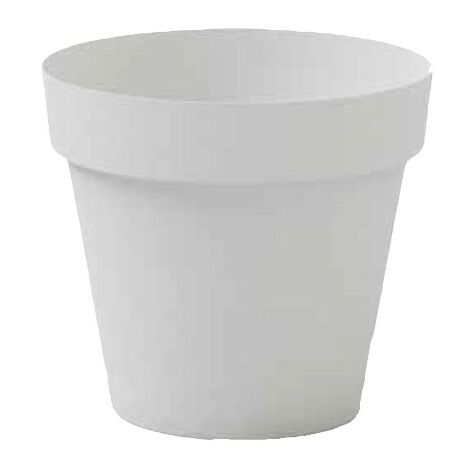 Vaso Cleo Rotondo  Bianco - 15 cm