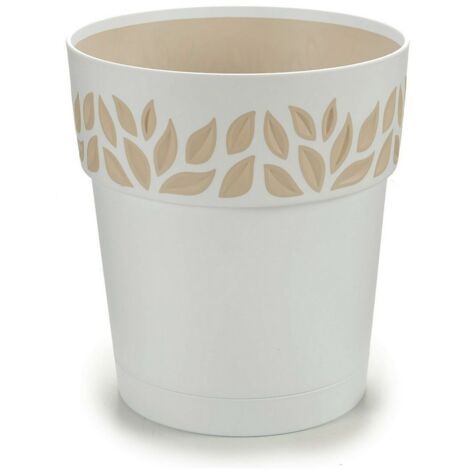 Vaso Cloe Redondo Ris. Agua Blanco 30 H 29 Stefanpl