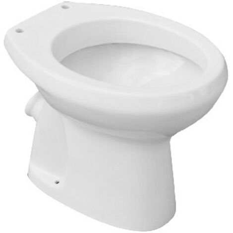Vaso community 2 fori con ventilazione bianco