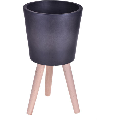 Vaso con Gambe Faggio Misure 31x59 cm