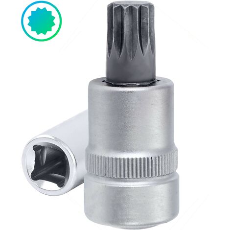 Vaso con punta XZN 12 CARAS MULTICARAS de 1/2 acero CRV, M16