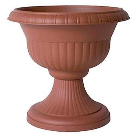 VASO CON SUPPORTO Ø cm 30 x h.30 lt.6,5 - coccio